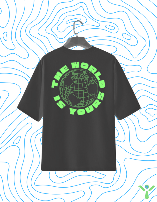 "The World Is Yours" Puff Print T-Shirt